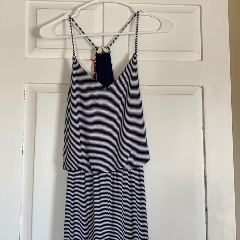 striped jumpsuit